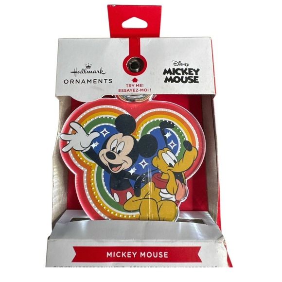 Hallmark‎ Disney Mickey Mouse Pluto Light-Up Ornament Works – NIB 2023 - Picture 2 of 3